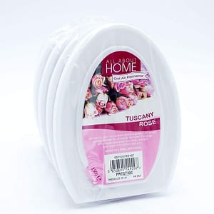 All About Home Gel Air Freshener Tuscany Rose (Pack of 4)