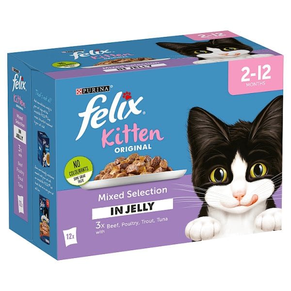 Felix kitten food in cheap gravy