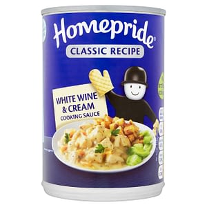 Homepride white wine sauce