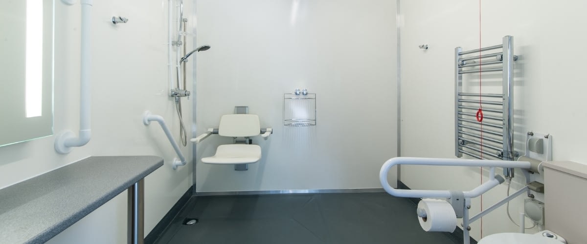 Temporary Solutions Group disability friendly bathroom