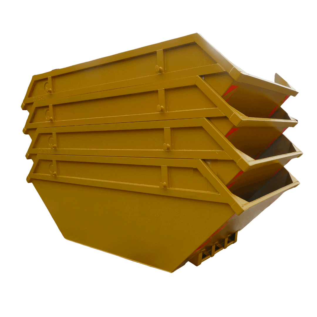 UK Skip Manufacturer Waste Management Interstacked 8 Yd Open Builders Skip