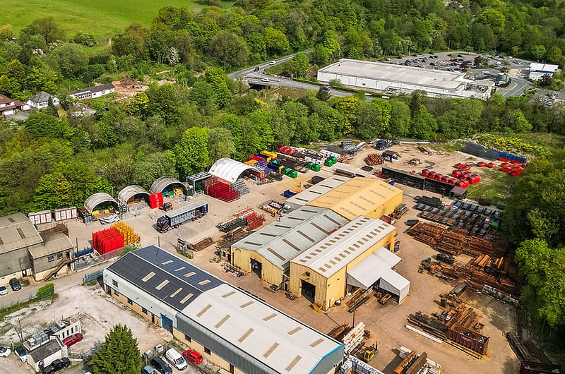 Aerial view of JS Burgess site