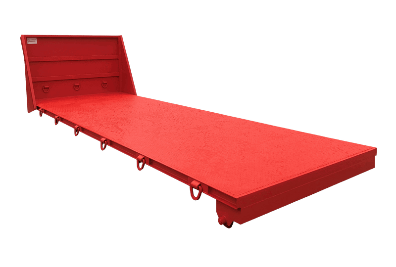 UK Plantflat Roll On Roll Off Manufacturer Red