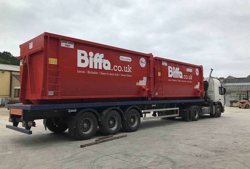 Biffa Smooth Sided Roll On Roll Off RORO Container