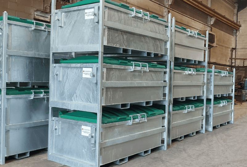 Zinc storage units