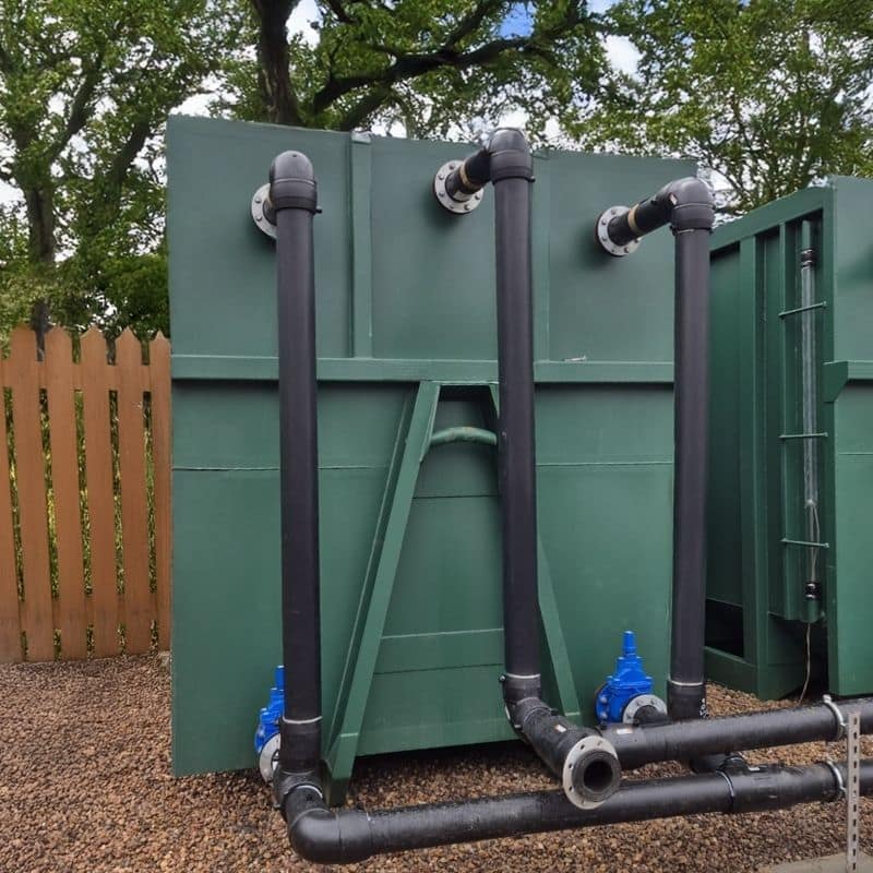 JS Burgess storm water filtration tank