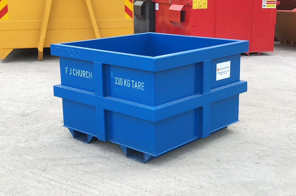 swarf & scrap metal bin