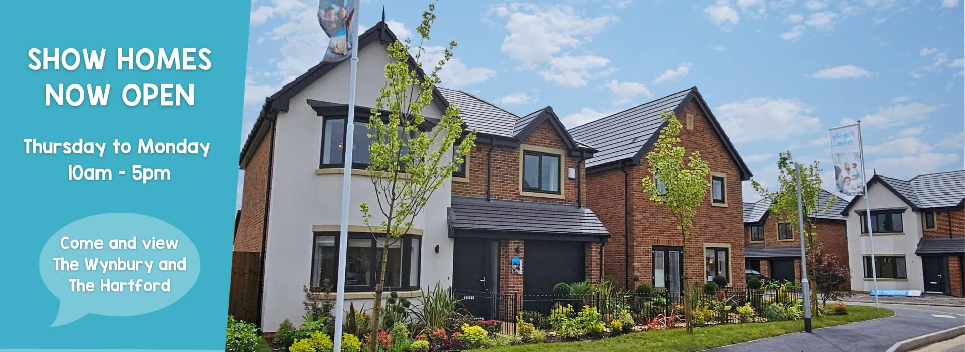 Two Show Homes at Roman Heights in PoultonleFylde Officially OPEN