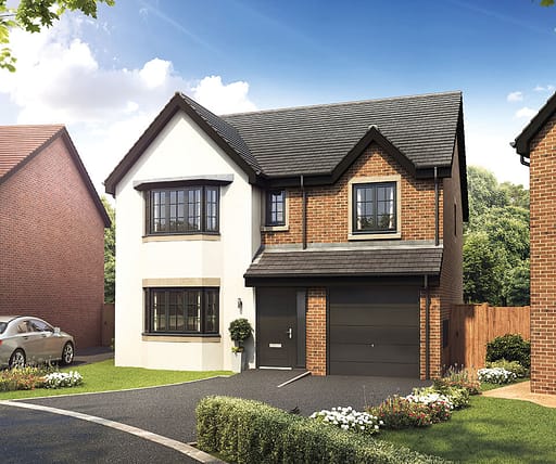 the brearley - four bedroom detached house with integral single garage