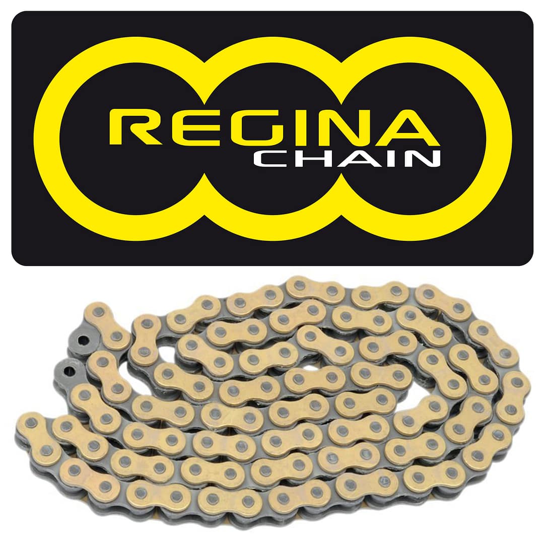 Regina 520 Trials Chain 104 Links + Split Link – Gold – Beta GasGas Sherco TRS 4RT