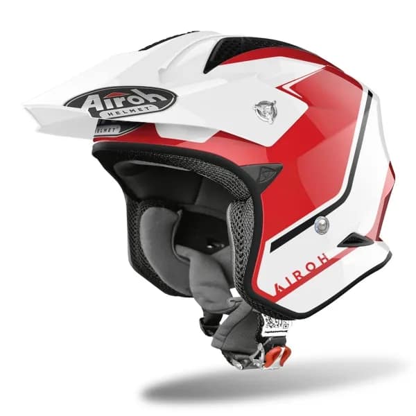 AIROH TRRS Keen Trials Helmet – RED GLOSS | Trial Enduro Direct