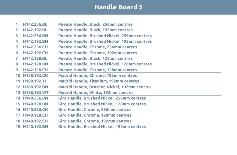 Handle Board 5