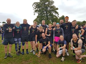 Our Team At Tough Mudder 2018 at Cholmondeley Castle