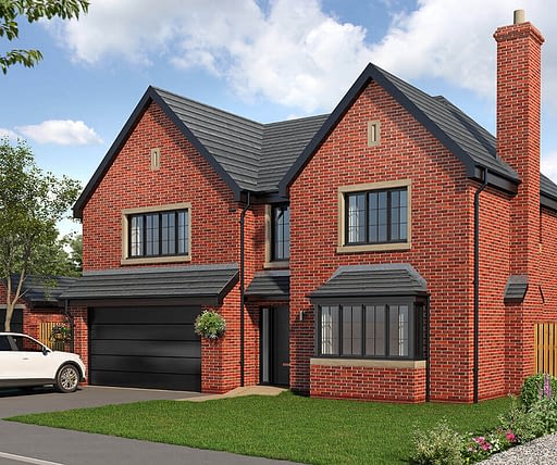 the bramhall - five bedroom detached house with integral double garage