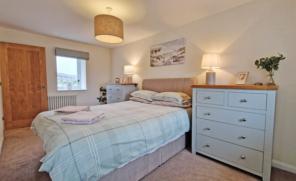 Seaside cottage master bedroom
