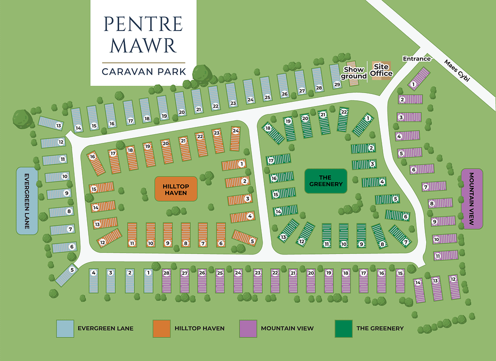 static caravans map