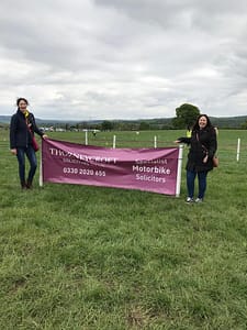 Mary Lomas and Sarah Coxon Thorneycroft Solicitors Gawsworth Cheshire Grasstrack Club