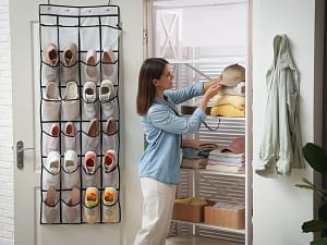 space saving over door hanger organiser