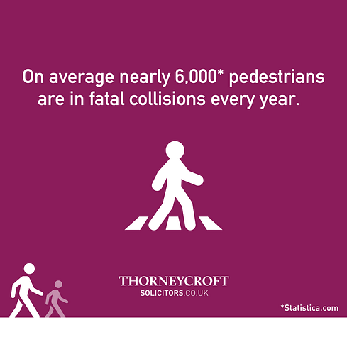 Pedestrians in fatal collisions