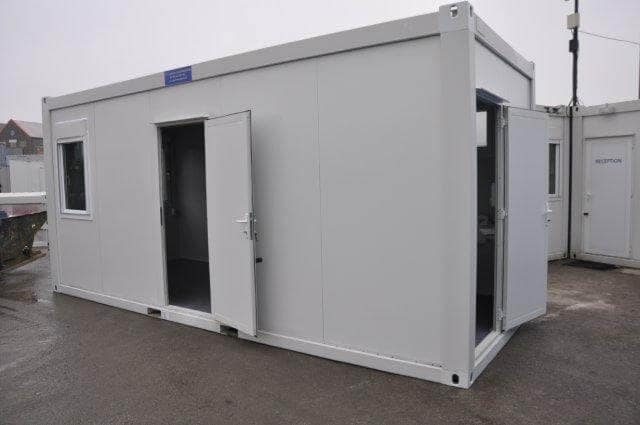 single portable office with toilet - Image 2