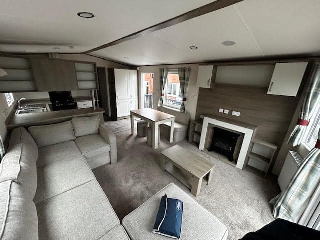 ABI Oakley caravan, lounge, Pentre Mawr Caravan Park