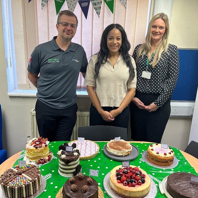 Charity cake sale