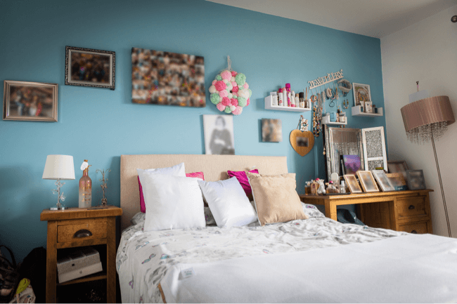 Supported living bedroom