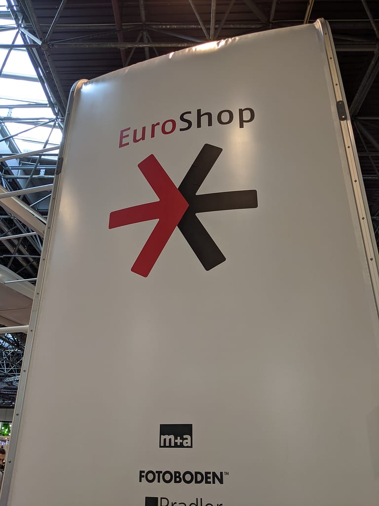 Euroshop trade show sign