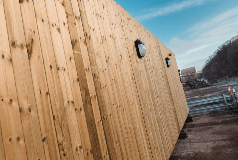 Torr Works build, wood-clad exterior