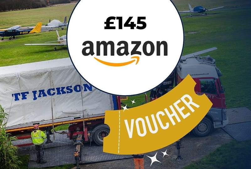 £145 amazon voucher draw every month