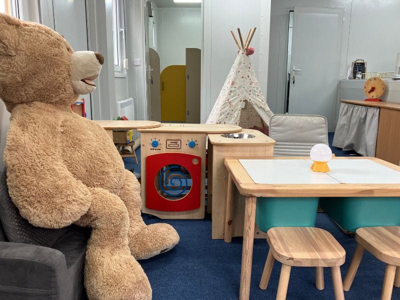Interior of Wincle Primary School classroom by TF Jackson