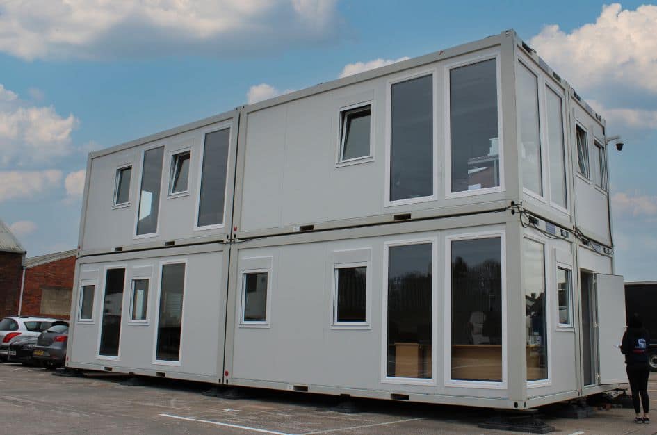 Brand new 2-floor modular building with external stairs by TF Jackson