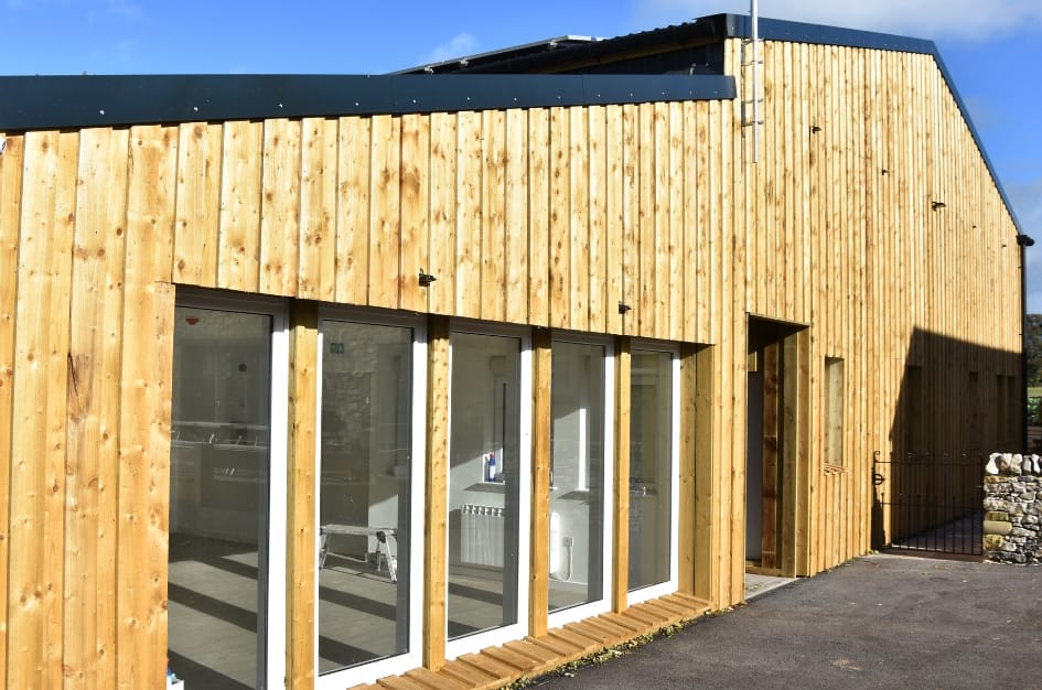 Farditch Farm café and offices - a stunning timber-clad construction by TF Jackson