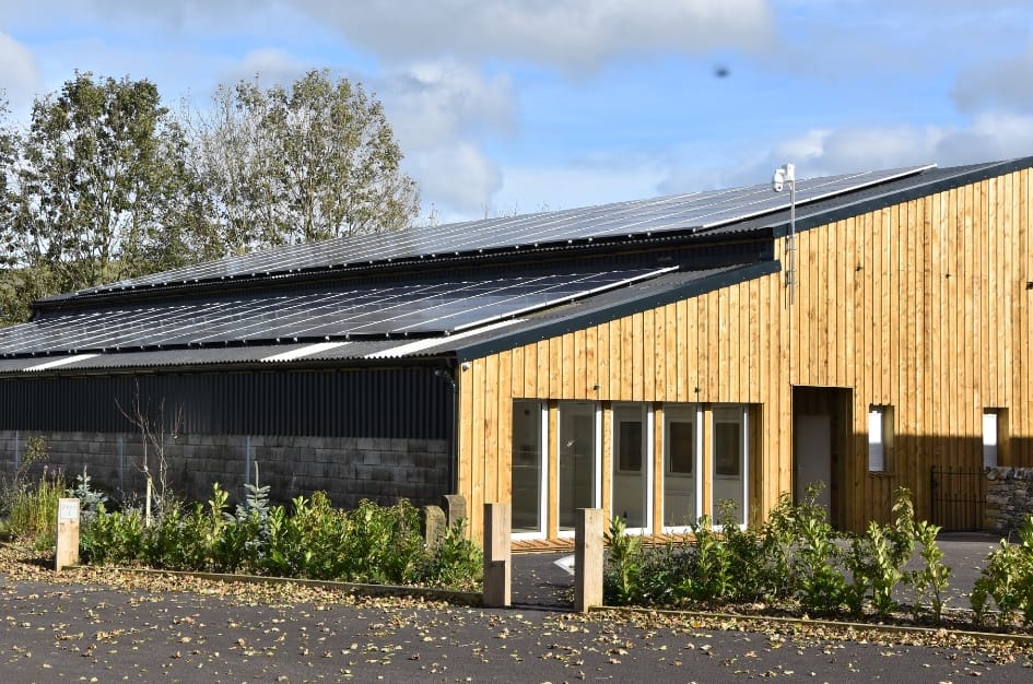 Farditch Farm café and offices - a stunning timber-clad construction by TF Jackson