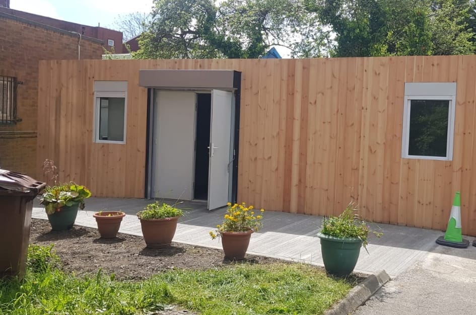 Borehamwood Food Bank, completed by TF Jackson ready for it's first customers