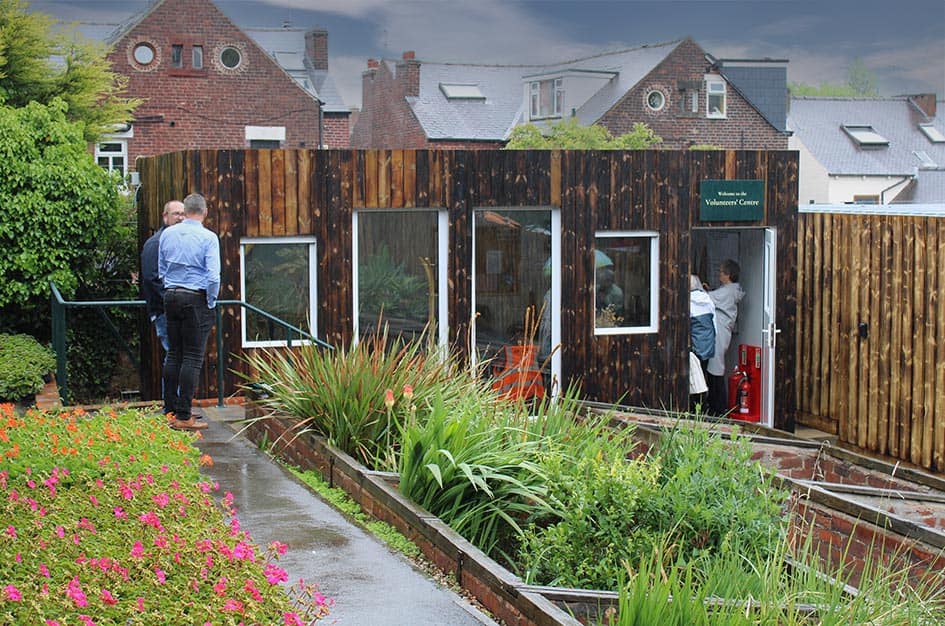 Sheffield botanical gardens modular building
