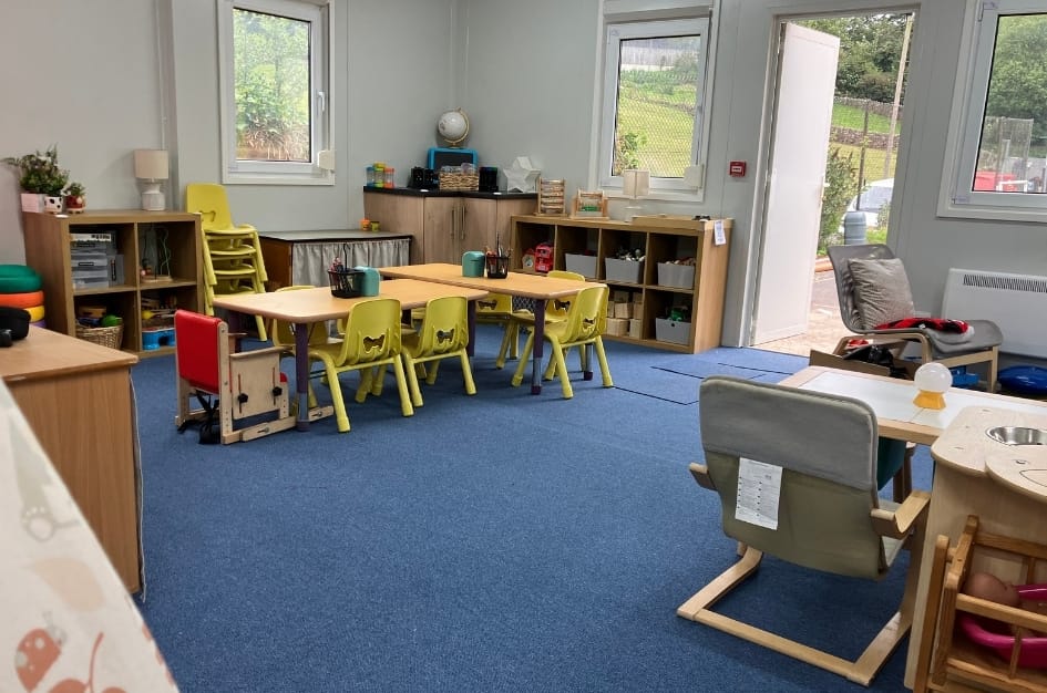 Interior of Wincle Church of England Primary School build by TF Jackson