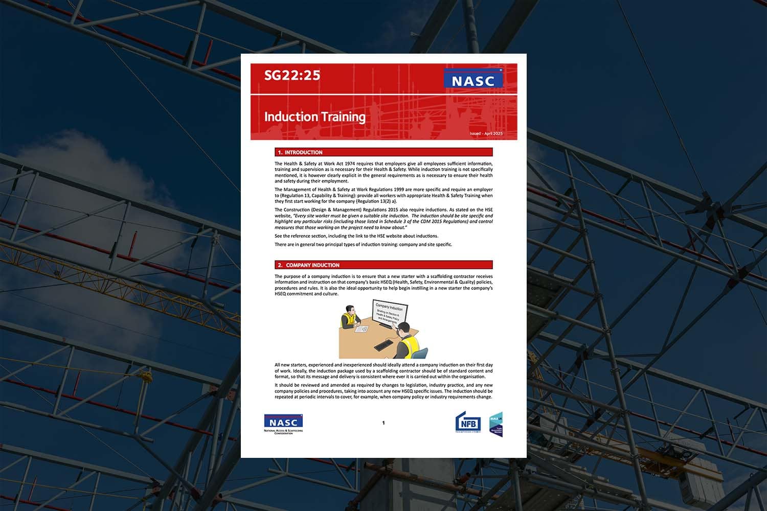 Induction Training for Scaffolding | 360 Degrees Consultancy
