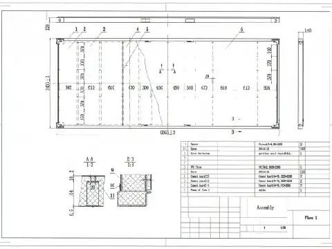 specification drawings floor